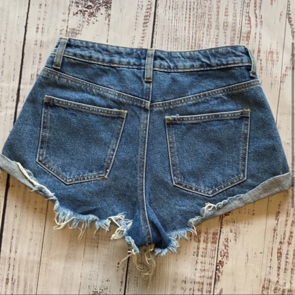 NWOT Distressed Denim Shorts